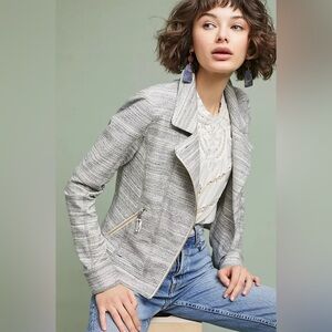 ANTHROPOLOGIE Caitlyn Moto Jacket